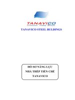 HỒ SƠ NĂNG LỰC NHÀ THÉP TIỀN CHẾ TANAVICO