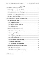 Đồ án Xây dựng công trình ngầm trong mỏ : Thiết kế thi công đoạn thân giếng nghiêng chính