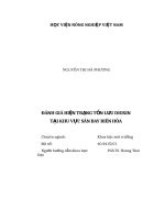 Đánh giá hiện trạng tồn lưu dioxin tại khu vực sân bay biên hòa 