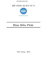 Ebook hàm biến phức hay nhất