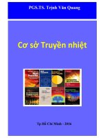 Ebook cơ sở truyền nhiệt   PGS TS  trịnh văn quang