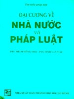 Ebook tìm hiểu pháp luật   đại cương về nhà nước và pháp luật phần 1