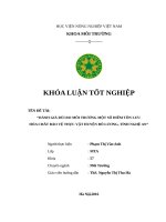 ĐÁNH GIÁ RỦI RO MÔI TRƯỜNG MỘT SỐ ĐIỂM TỒN LƯU HÓA CHẤT BẢO VỆ THỰC VẬT HUYỆN ĐÔ LƯƠNG, TỈNH NGHỆ AN