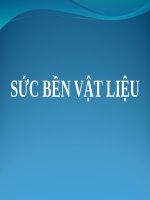 BÀI GIẢNG SỨC BỀN VẬT LIỆU 2017