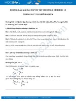 Giải bài tập Khối đa diện SGK Hình học 12