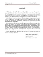 ĐỒ án cơ học máy: THIẾT KẾ HỆ DẪN ĐỘNG CƠ KHÍ