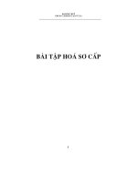 Giáo trình bài tập hóa sơ cấpphần 1