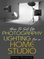 How to set up photography lighting for a home studio by amber richards 