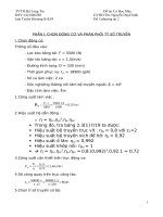 Đồ án Cơ Học Máy: Tính toán thiết kế hệ dẫn động