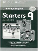 cambridge english young learners 9 starters answer booklet 