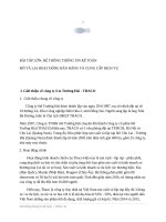 (Hệ thống thông tin kế toán )MÔ TẢ LẠI HOẠT ĐỘNG BÁN HÀNG VÀ CUNG CẤP DỊCH VỤ