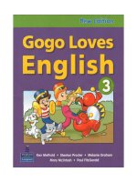 Gogo loves english 3 student book  