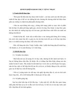 KINH NGHIỆM CẦN THIẾT KHI ĐI THỰC TẬP SƯ PHẠM