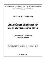 LÝ NAM ĐẾ TRONG ĐỜI SỐNG VĂN HÓA CỦA CƯ DÂN VÙNG CHÂU THỔ BẮC BỘ (tt)