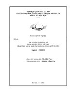 Nghiên cứu thành phần bọ trĩ hại lạc và thiên địch của chúng, đặc điểm sinh vật học, sinh thái học của loài frankliniella intosa trybom và biện pháp phòng trừ ở nghệ an 