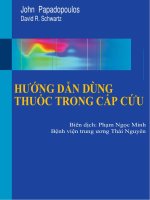 Pocket guide to critical care pharmacotherapy, 2e SÁCH DỊCH 