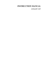 GYLOT 107 instruction manual MÁY ĐIỆN HÀNG HẢI