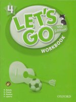 Lets go 4 work book 4th edition  