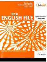 New english file work book upper intermediate 