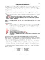 các bước đồ giải và tránh va bằng radar