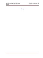 Đồ án quy trình công nghệ và thiết kế mỏ lộ thiên