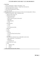 Bài tập Thực vật Dược