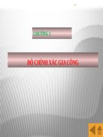 BÀI GIẢNG CÔNG NGHỆ CHẾ TẠO MÁY 2