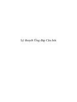 Lý thuyết ứng đáp câu hỏi