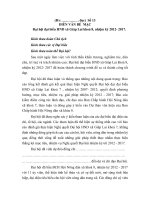 diễn văn bế mạc đại hội GL