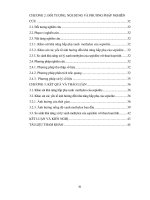 Khóa luận tốt nghiệp NGHIÊN cứu xử lý XANH METHYLEN BẰNG vật LIỆU hấp PHỤ SEPIOLITE 