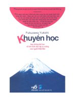 Khuyến học (hay những bài học về tinh thần độc lập tự cường của người nhật bản) 