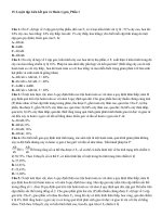 32 chủ đề luyện thi TNQG môn sinh học cđ15  luyện tập liên kết gen và hoán vị gen phần 1