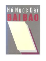 Hồ ngọc đại   bài báo phần 1 