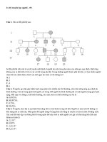 32 chủ đề luyện thi TNQG môn sinh học cđ21  di truyền học người   p2