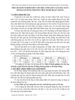 SKKN mot so kinh nghiem ren cho hoc sinh lop 4 giai bai toan tim hai so bang phuong phap so do doan thang