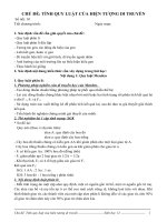 GIAO AN SINH HOC 12 THEO CHU DE  CHUDE 2  QUY LUAT DI RUYEN