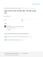 Quản lý nhà nước về biển, đảo. Vấn đề và tiếp cận