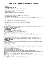 GIAO AN SINH HOC12 THEO CHU DE  CHUDE 1  CO CHE DI TRUYEN BIEN DI