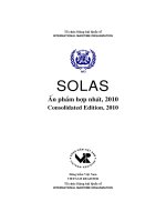 SOLAS TIẾNG VIỆT BIA