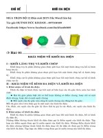 [toanmath.com] - Lý thuyết và bài tập trắc nghiệm chuyên đề khối đa diện - Huỳnh Đức Khánh