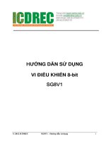 Ebook hướng dẫn sử dụng vi điều khiển 8   bit SG8V1 phần 1
