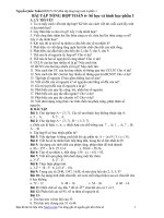 Bài tập tổng hợp toán 6Số học và hình học Phần 1