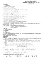 ĐỀ CƯƠNG ÔN TẬP MÔN TOÁN LỚP 6 HK2