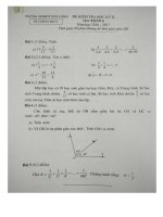 Đề thi học kì 2 toán 6 PGD Hải Lăng năm 20162017