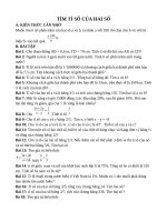 Bài tập tỉ số của hai số Toán lớp 6