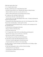 tài liệu môn bảo hộ lao động , thiết bị bảo hộ, nguyên nhân tai nạn