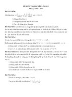 Bo de kiem tra cuoi ki 2 mon toan lop 9 cua mot so quan o ha noi nam 2016 2017 