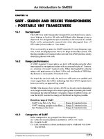 an introduction to gmdss 16  SART search and rescue transponders, portable VHF transceivers
