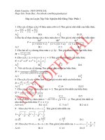 Luyện Tập Công phá trắc nghiệm bất đẳng thức +lời giải