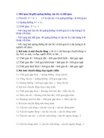 Công thức Toán lớp 6